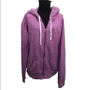 Aeo. Pink,  zipper hoodie, Terry inside, comfy!